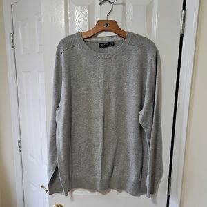 Nautica Gray Men's Crewneck Sweater 100% Cotton